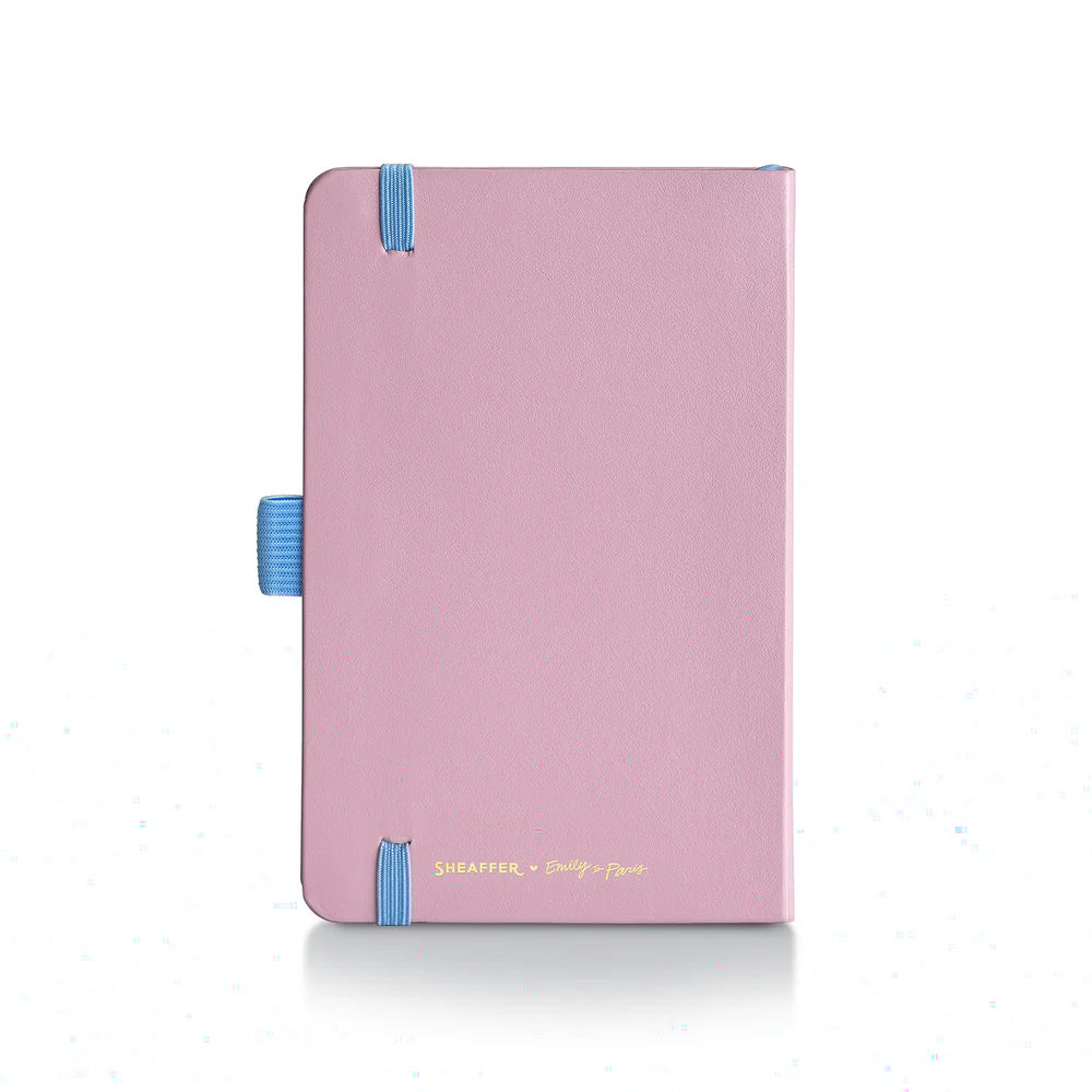 SHEAFFER x Emily In Paris Ink Friendly with Embossed Eiffel Tower Notebook Small 90gsm Pink