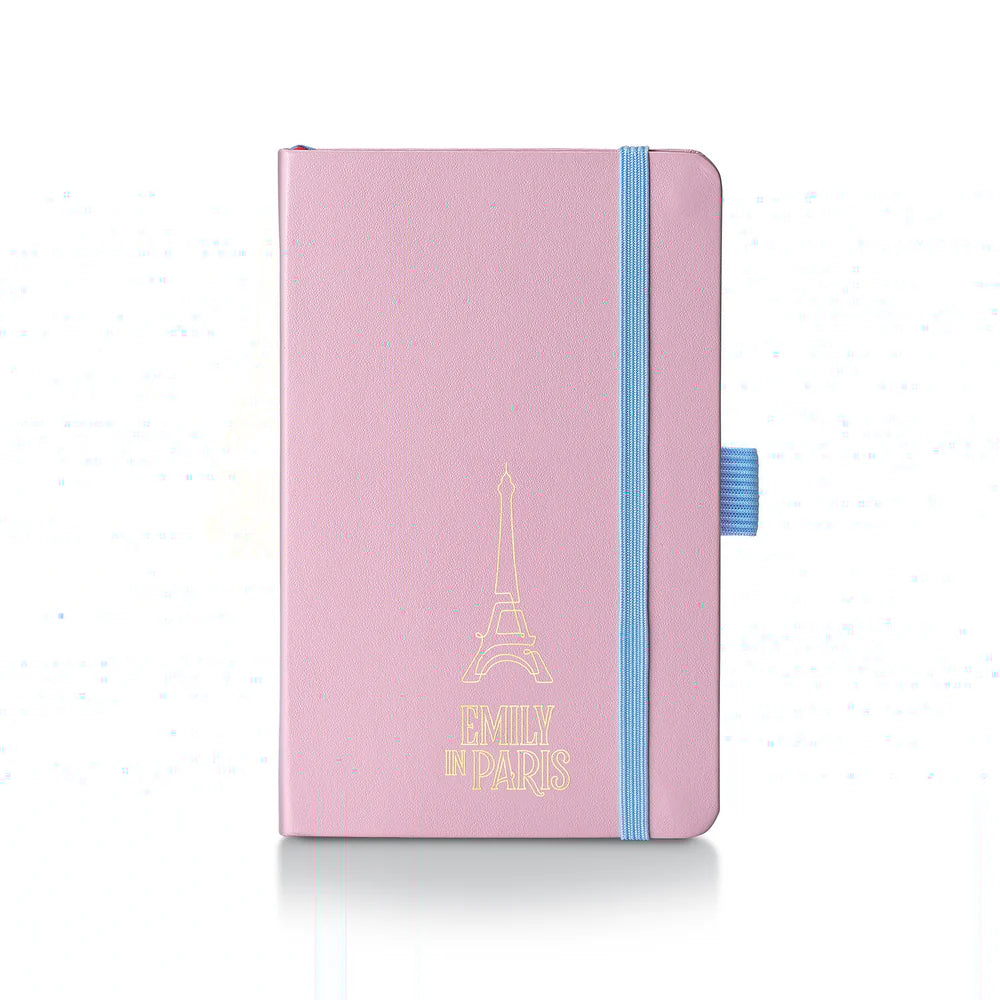 SHEAFFER x Emily In Paris Ink Friendly with Embossed Eiffel Tower Notebook Small 90gsm Pink