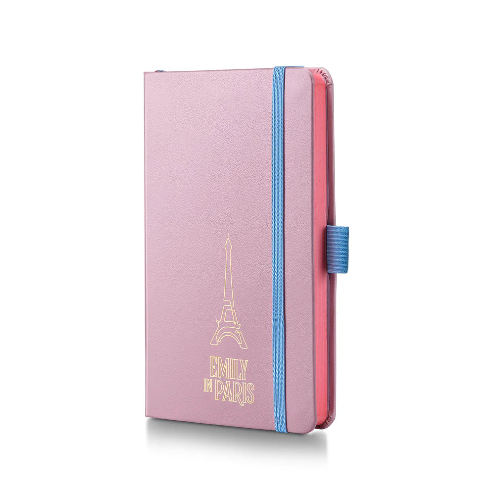 SHEAFFER x Emily In Paris Ink Friendly with Embossed Eiffel Tower Notebook Small 90gsm Pink