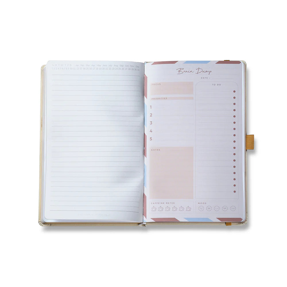 SHEAFFER x Emily In Paris Ink Friendly with Embossed Eiffel Tower Notebook Medium 90gsm Beige