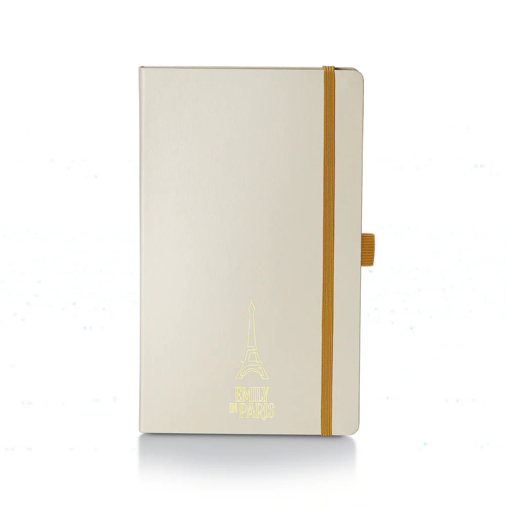 SHEAFFER x Emily In Paris Ink Friendly with Embossed Eiffel Tower Notebook Medium 90gsm Beige