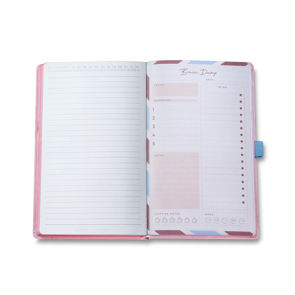 SHEAFFER x Emily In Paris Ink Friendly with Embossed Eiffel Tower Notebook Medium 90gsm Pink