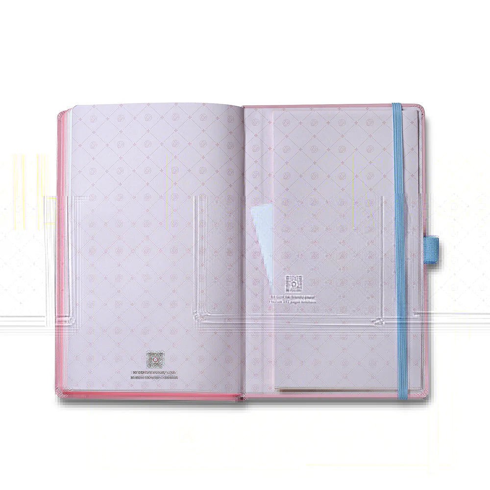SHEAFFER x Emily In Paris Ink Friendly with Embossed Eiffel Tower Notebook Medium 90gsm Pink