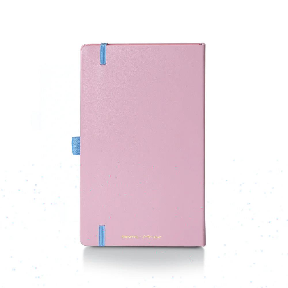SHEAFFER x Emily In Paris Ink Friendly with Embossed Eiffel Tower Notebook Medium 90gsm Pink