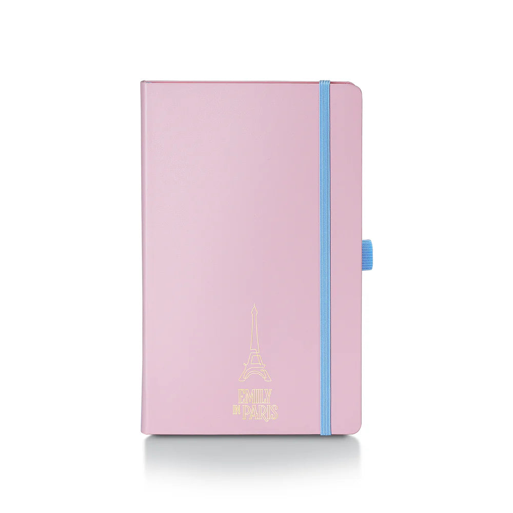 SHEAFFER x Emily In Paris Ink Friendly with Embossed Eiffel Tower Notebook Medium 90gsm Pink
