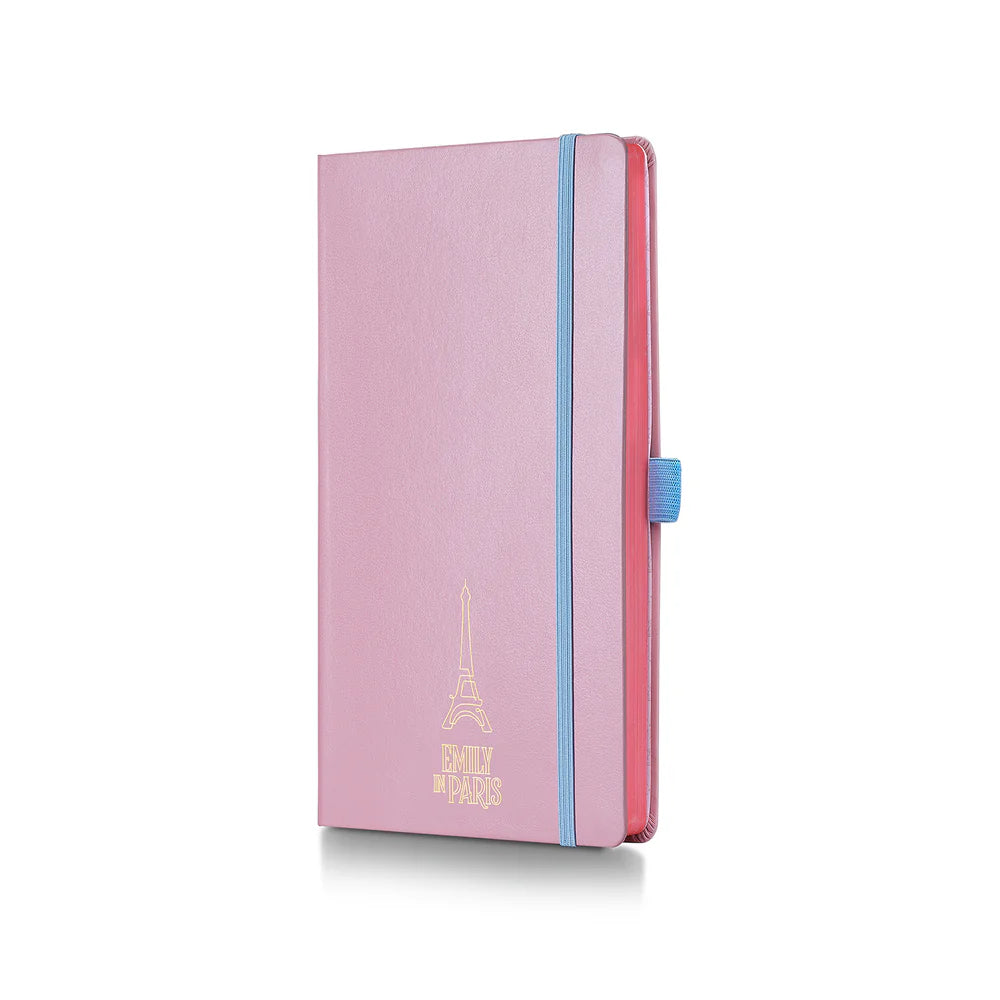 SHEAFFER x Emily In Paris Ink Friendly with Embossed Eiffel Tower Notebook Medium 90gsm Pink