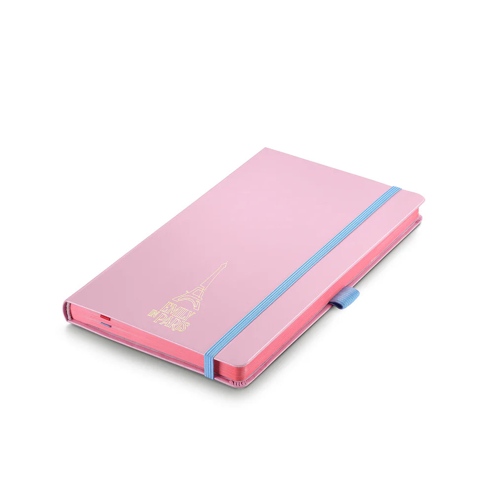 SHEAFFER x Emily In Paris Ink Friendly with Embossed Eiffel Tower Notebook Medium 90gsm Pink
