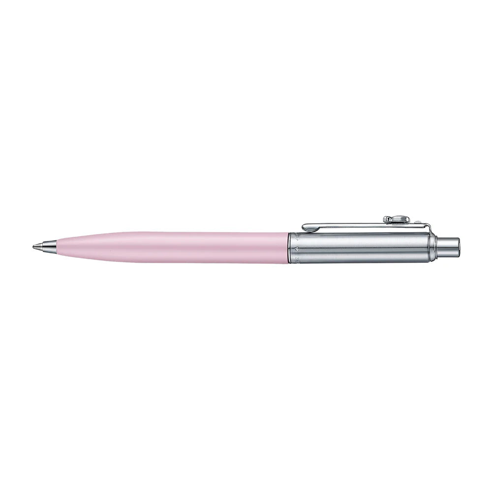 SHEAFFER x Emily In Paris Sentinel 321 Pink Matte Finish with Chrome Trims Ballpoint Pen and Full-Grain Leather Credit Card Holder Gift Set
