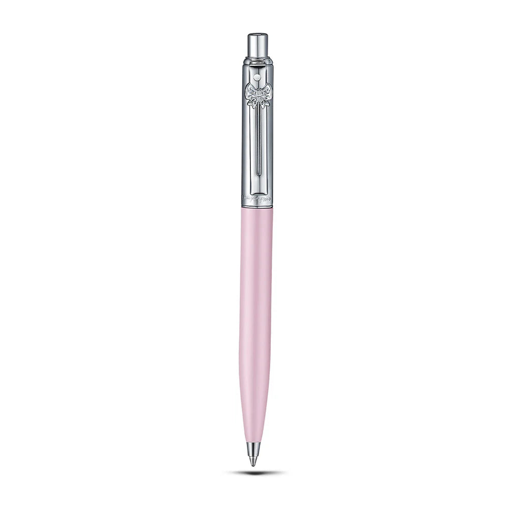 SHEAFFER x Emily In Paris Sentinel 321 Pink Matte Finish with Chrome Trims Ballpoint Pen and Small Hardbound Notebook Gift Set