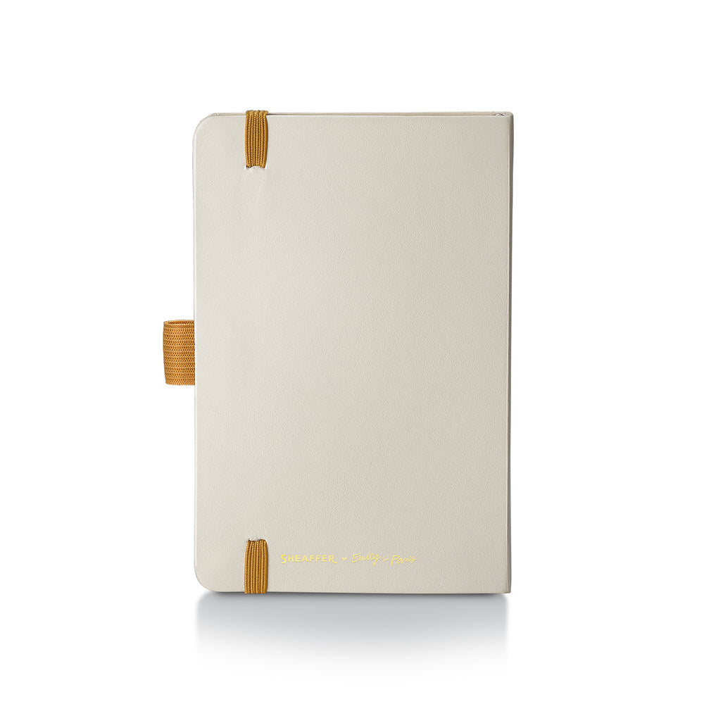 SHEAFFER x Emily In Paris 100 9377 Champagne Gold with Champagne Gold Trim Ballpoint Pen and Hardbound Notebook Small Gift Set