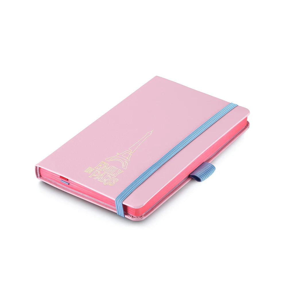 SHEAFFER x Emily In Paris Prelude Mini 9810 Pastel Pink with Swarovski Crystal Ballpoint Pen and Hardbound Notebook Small Gift Set
