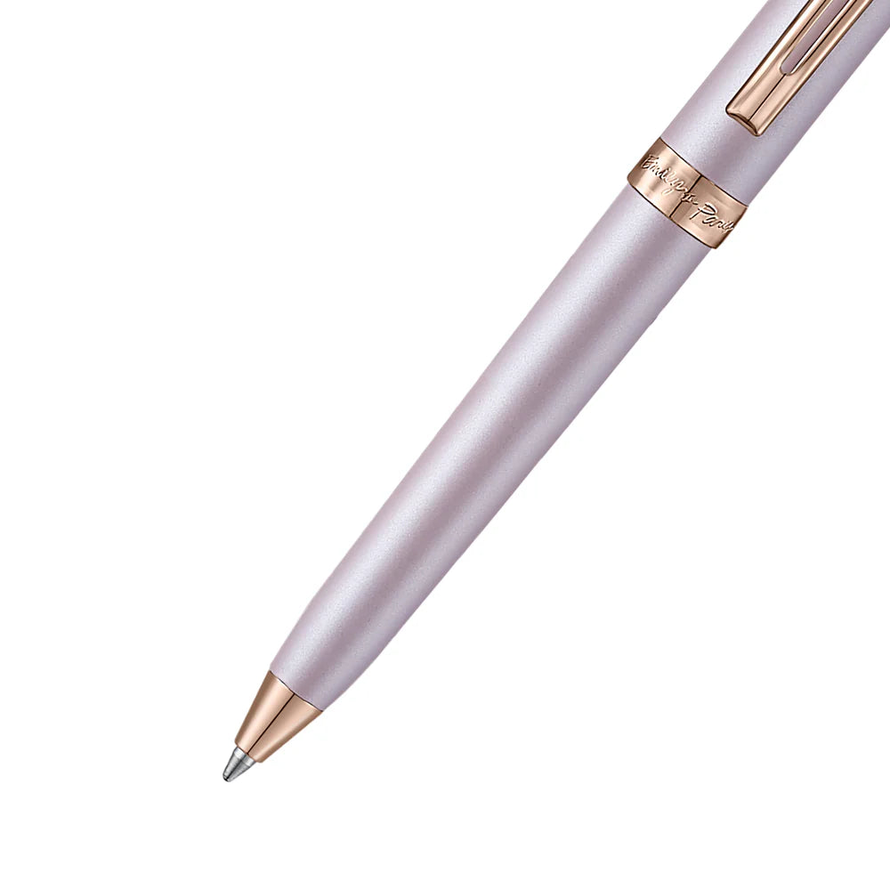 SHEAFFER x Emily In Paris Prelude Mini 9810 Pastel Pink with Swarovski Crystal Ballpoint Pen and Hardbound Notebook Small Gift Set