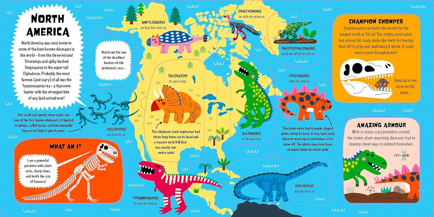 My First Lift-the-Flap Dinosaur Atlas by Lonely Planet