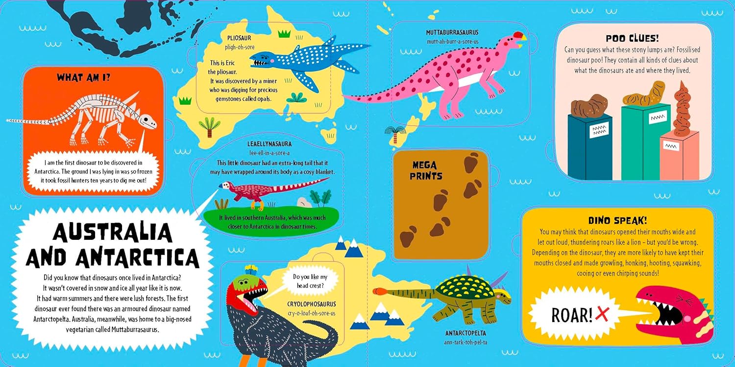 My First Lift-the-Flap Dinosaur Atlas by Lonely Planet