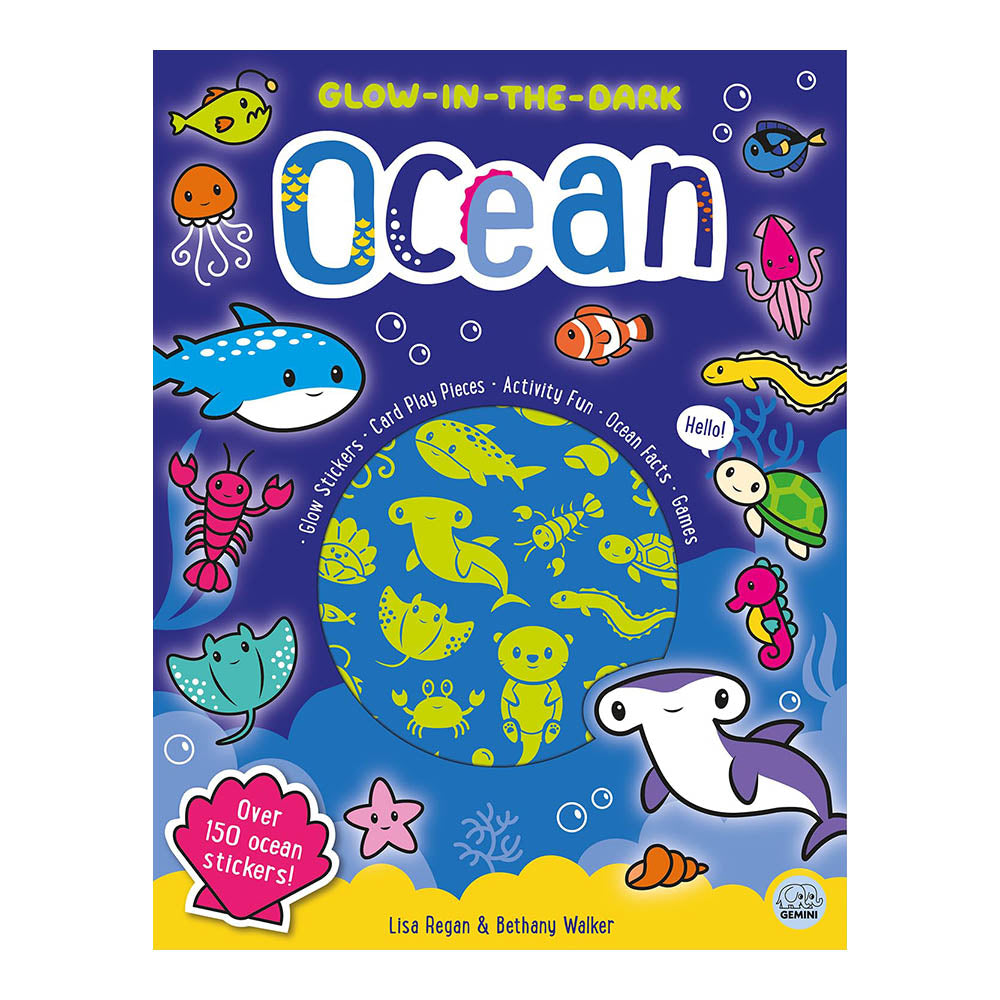 Glow-in-the-Dark Ocean Sticker Activity Book by Lisa Regan