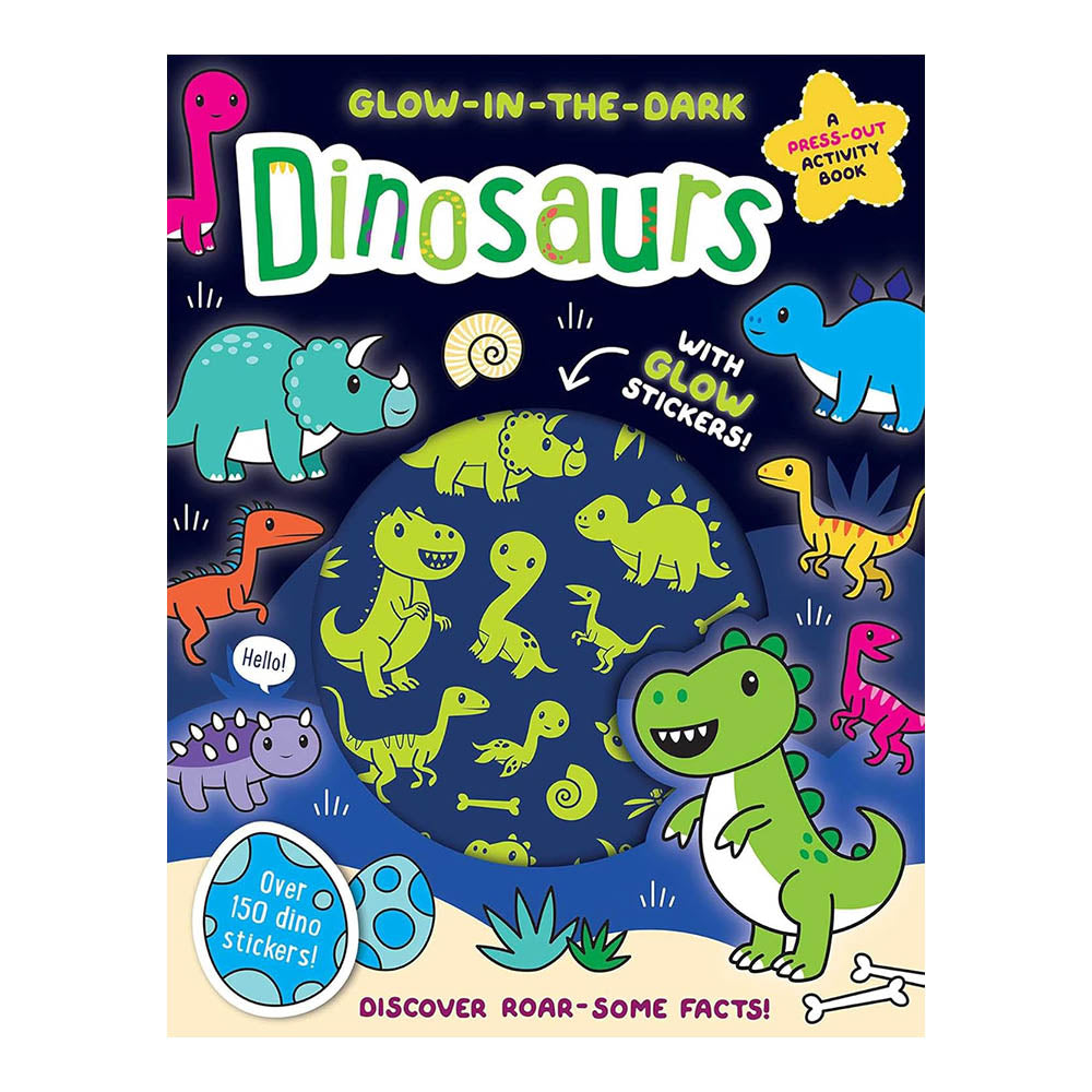 Glow-in-the-Dark Dinosaurs Sticker Activity Book by Lisa Regan