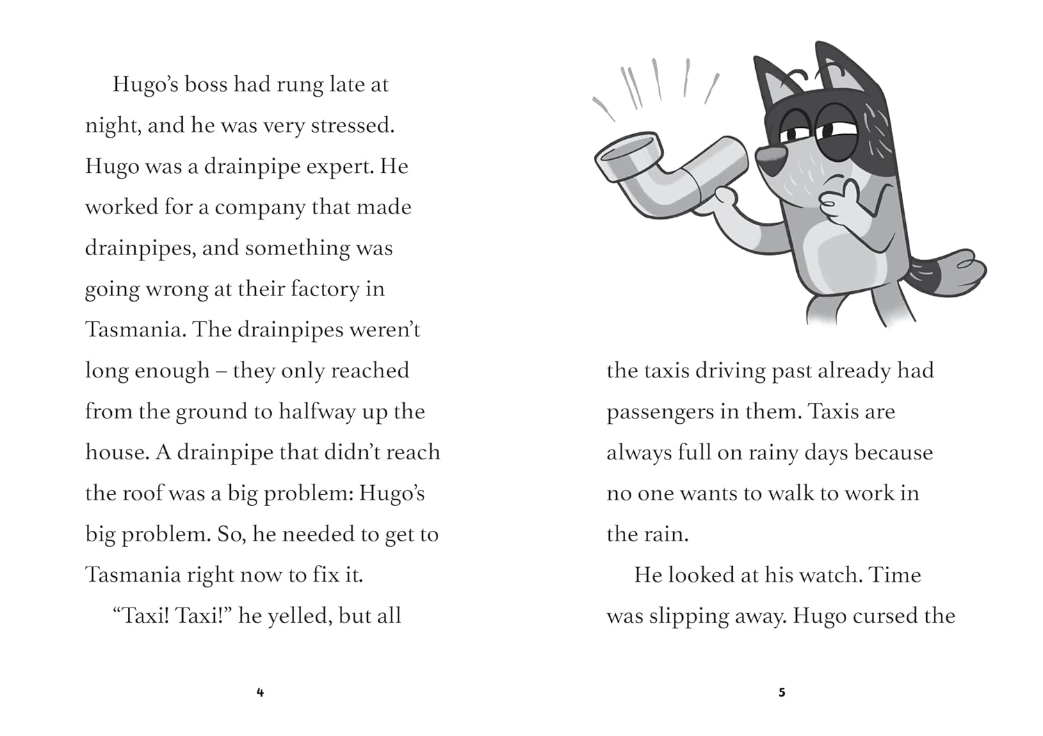 Bluey: Taxi (An Illustrated Chapter Book)