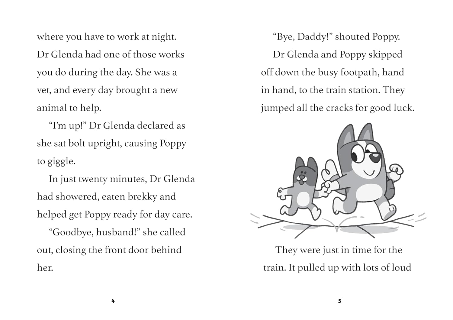 Bluey: Trains (An Illustrated Chapter Book)