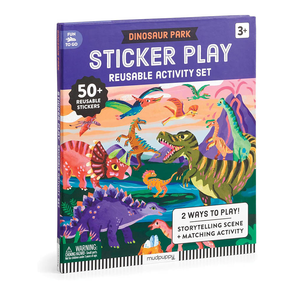 Dinosaur Park Sticker Play Reusable Activity Set