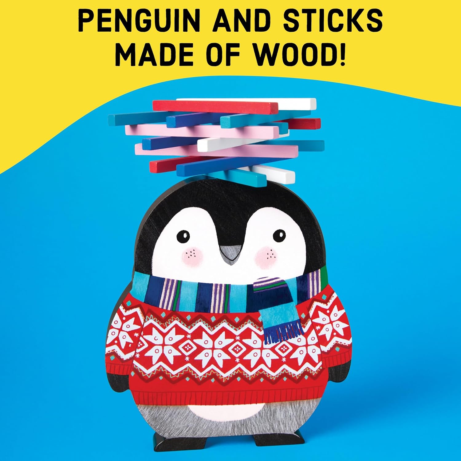 Penguin Stack-up Wooden Balancing Game