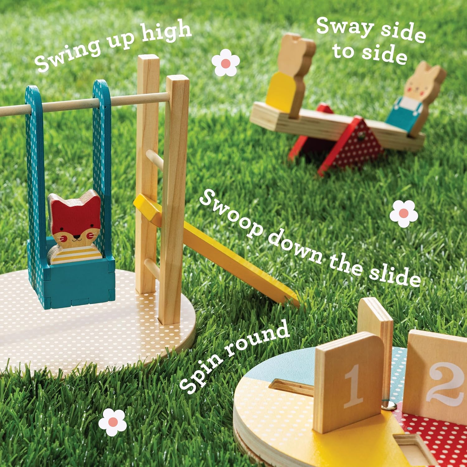 At the Park Wooden Play Set