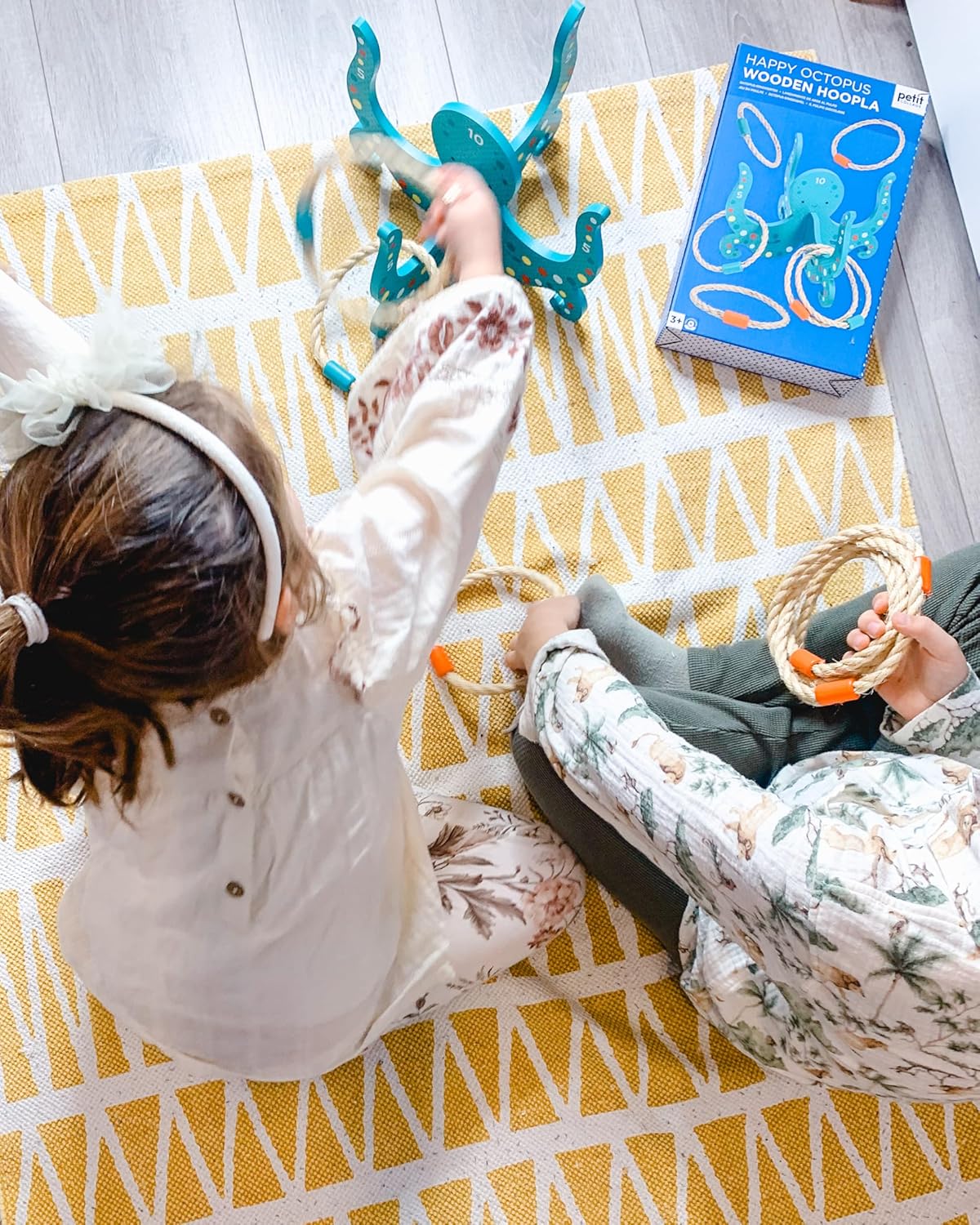 Happy Octopus Wooden Hoopla