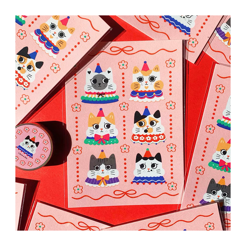 HUMANA Cat Friends Postcard