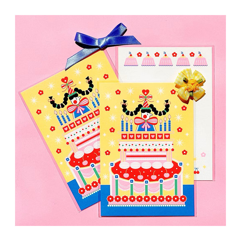 HUMANA Cake Postcard