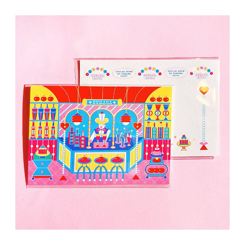 HUMANA Hotel Sweet Lounge Postcard