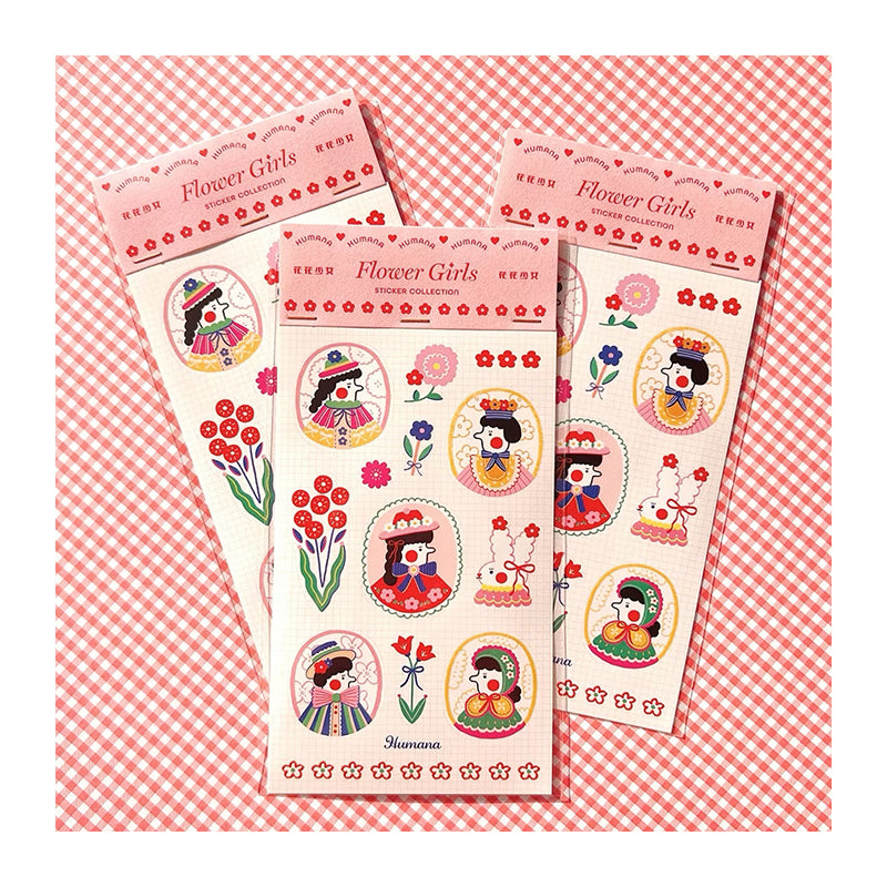 HUMANA Flower Girls Sticker