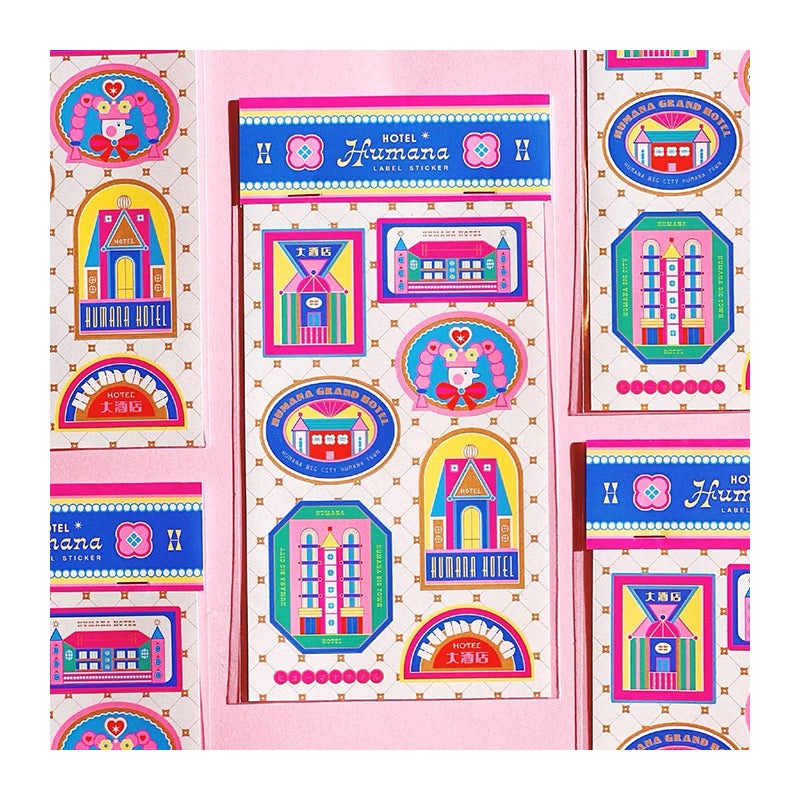 HUMANA Hotel Sticker