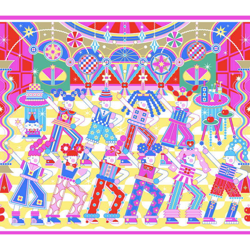 HUMANA Hotel Series Art Print A3: Party Room