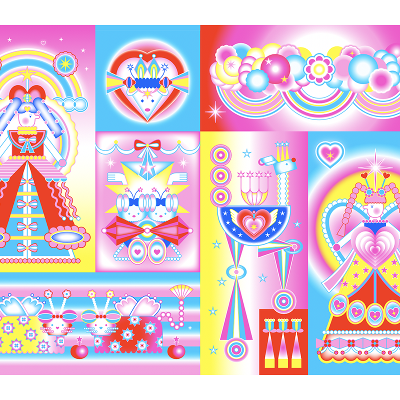 HUMANA Friends Series Art Print A3: Gather