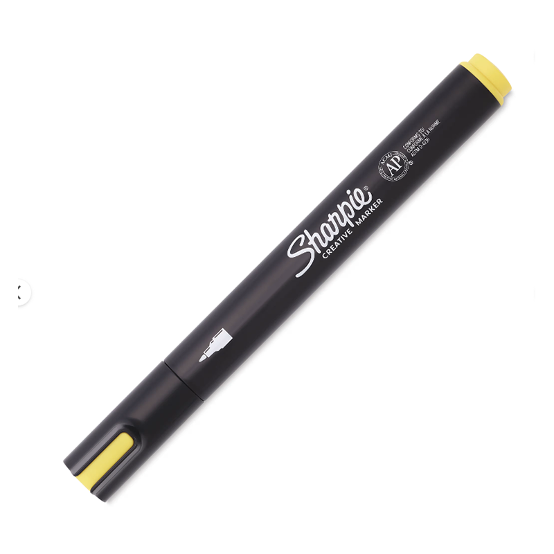 SHARPIE Creative Marker Acrylic Bullet Tip Yellow