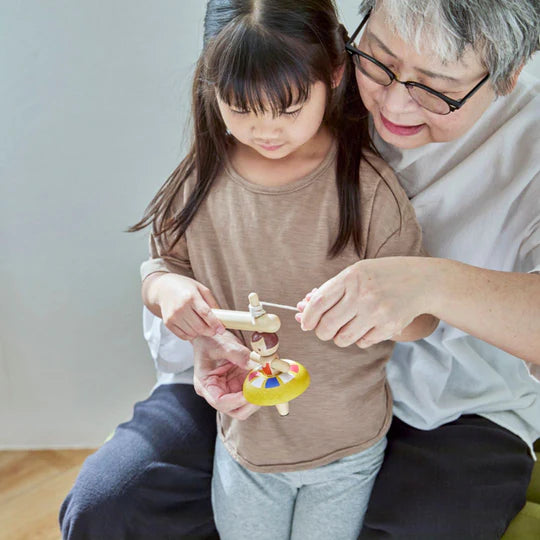 PLAN TOYS Spinning Top Ballet