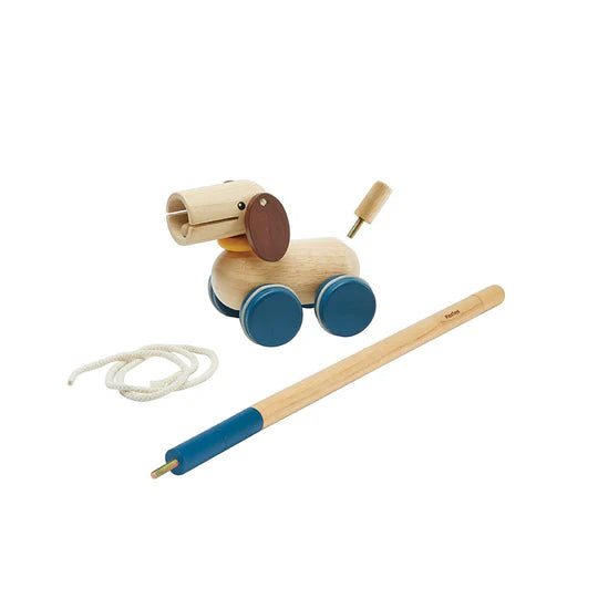 PLAN TOYS Push & Pull Puppy