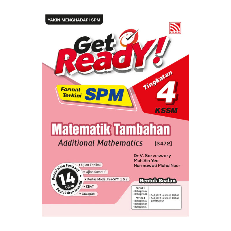 Get Ready SPM (2025) Matematik Tambahan Tingkatan 4