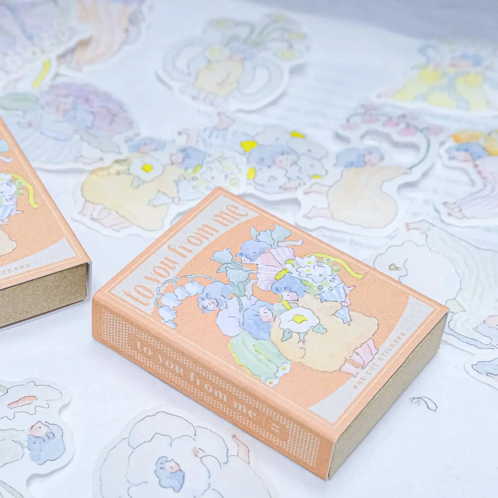 DODOLULU Matchbox Sticker Flakes To You From Me