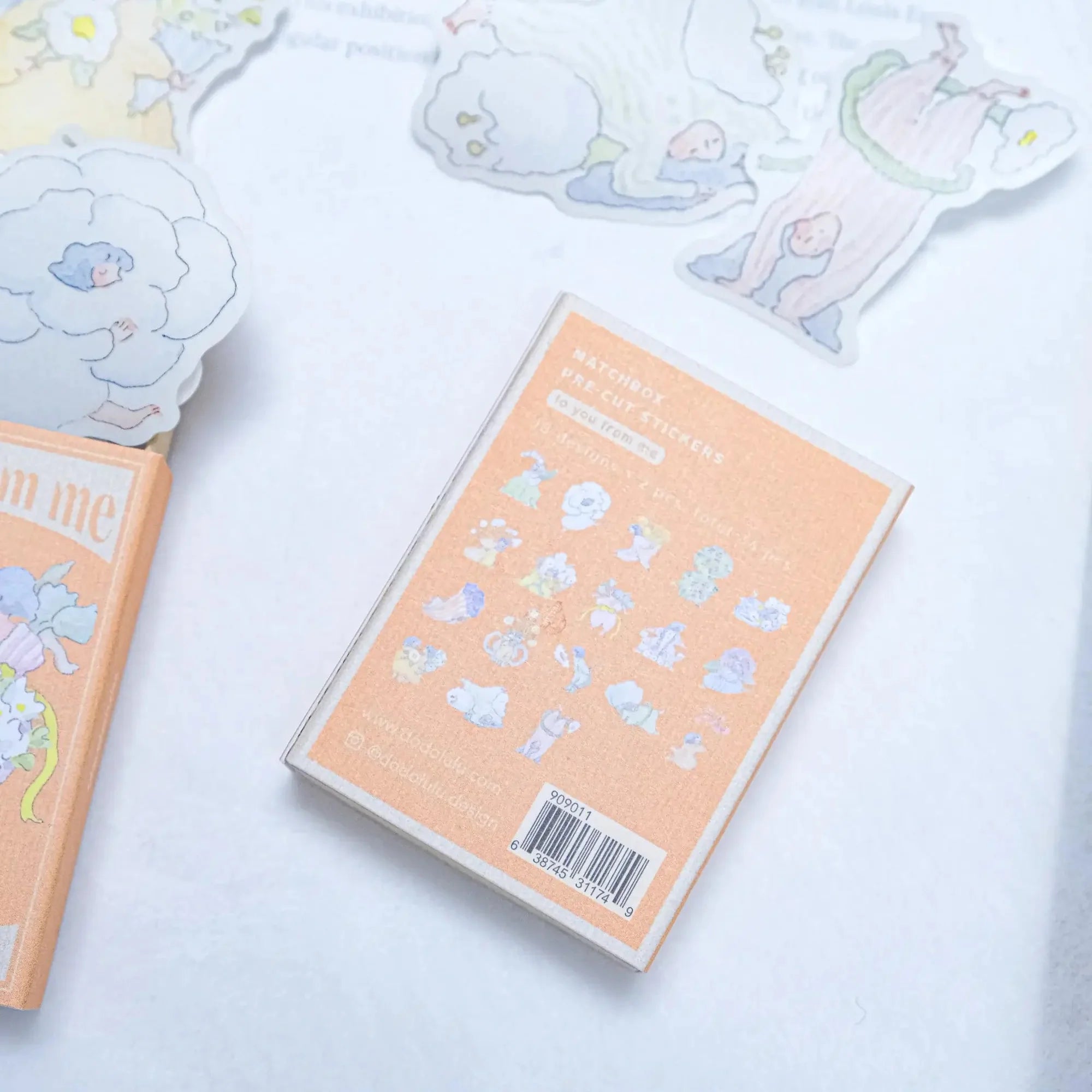 DODOLULU Matchbox Sticker Flakes To You From Me