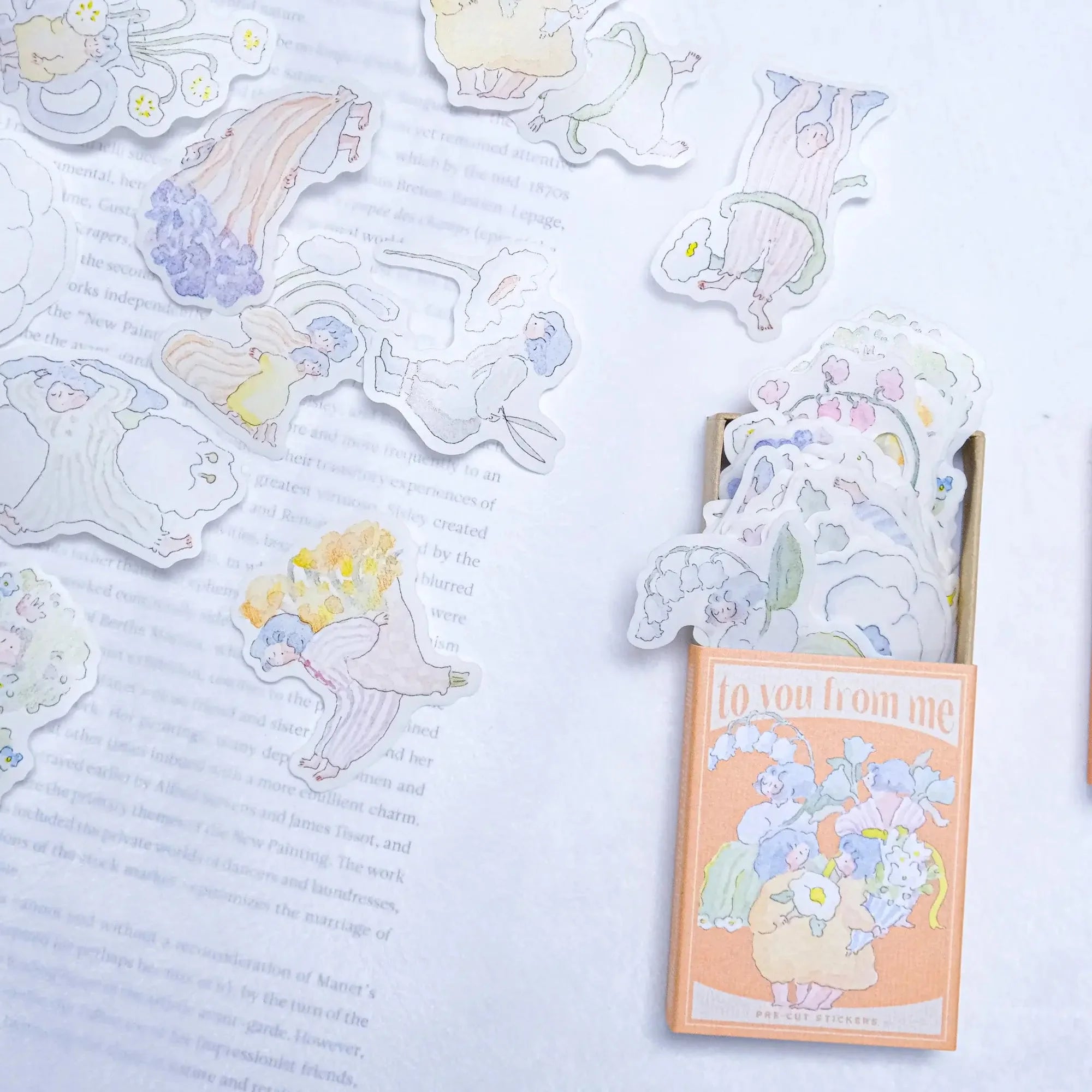 DODOLULU Matchbox Sticker Flakes To You From Me