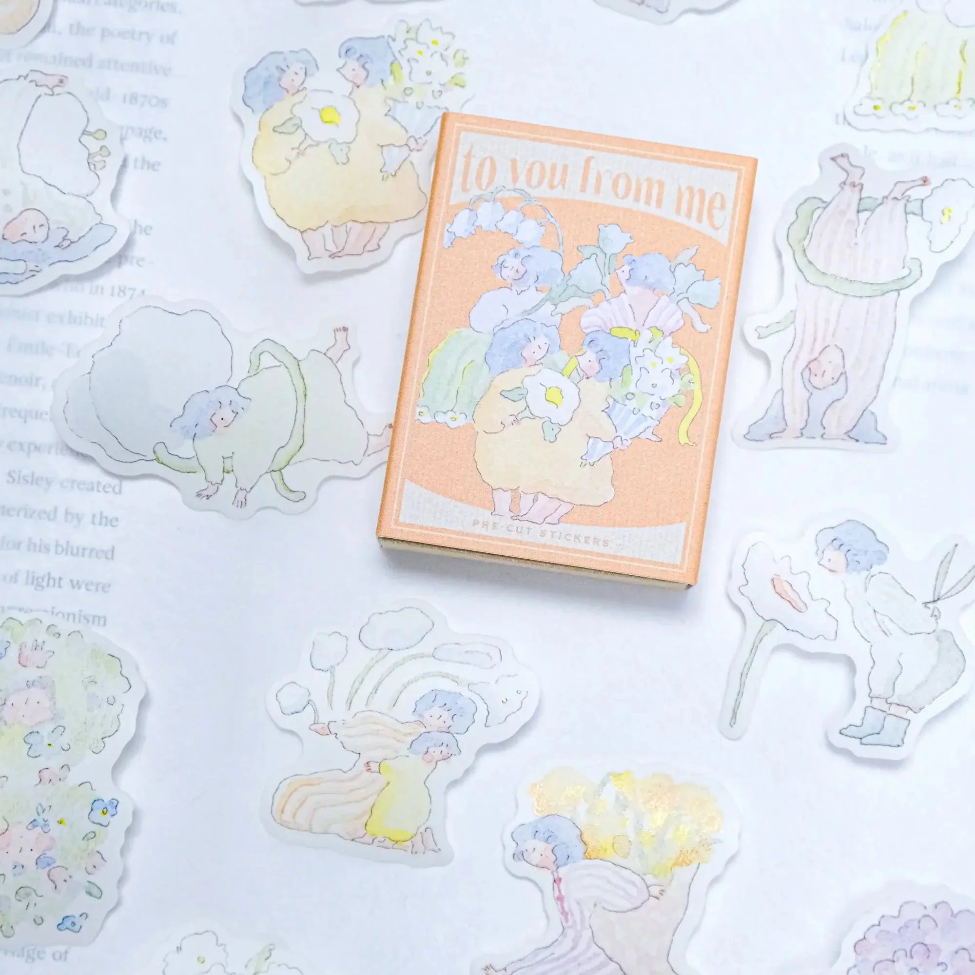 DODOLULU Matchbox Sticker Flakes To You From Me