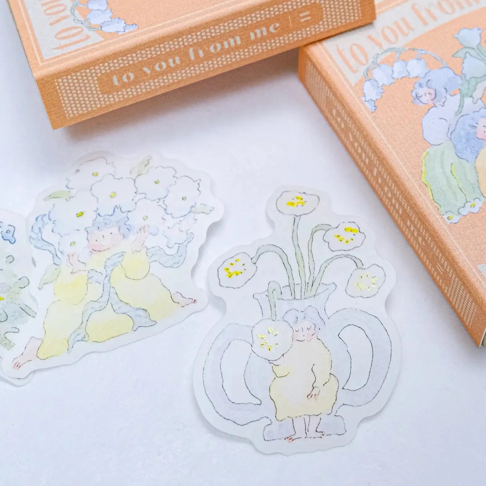 DODOLULU Matchbox Sticker Flakes To You From Me