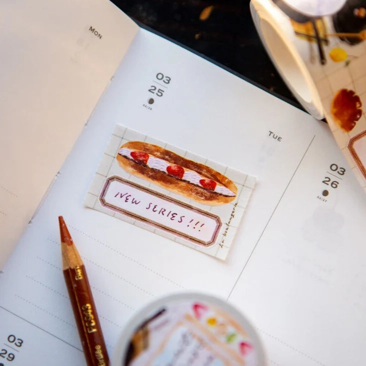 OURS Sticky Note Paper Tape Sweet Hours Full Roll (5m)