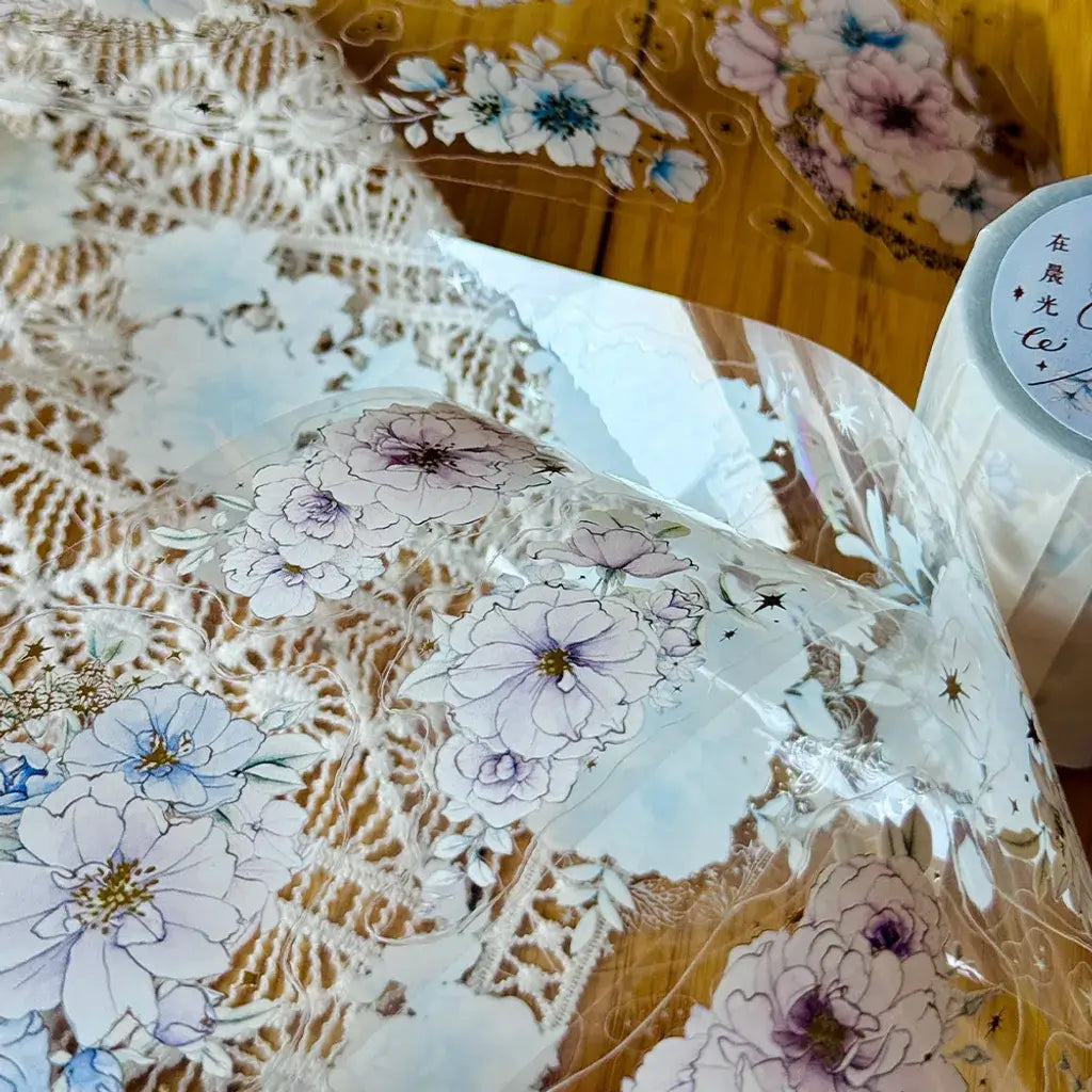 SOM x Loi Design PET Tape | Roses In The Morning Light Full Roll (5m)