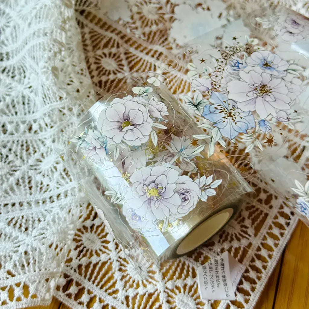 SOM x Loi Design PET Tape | Roses In The Morning Light Full Roll (5m)