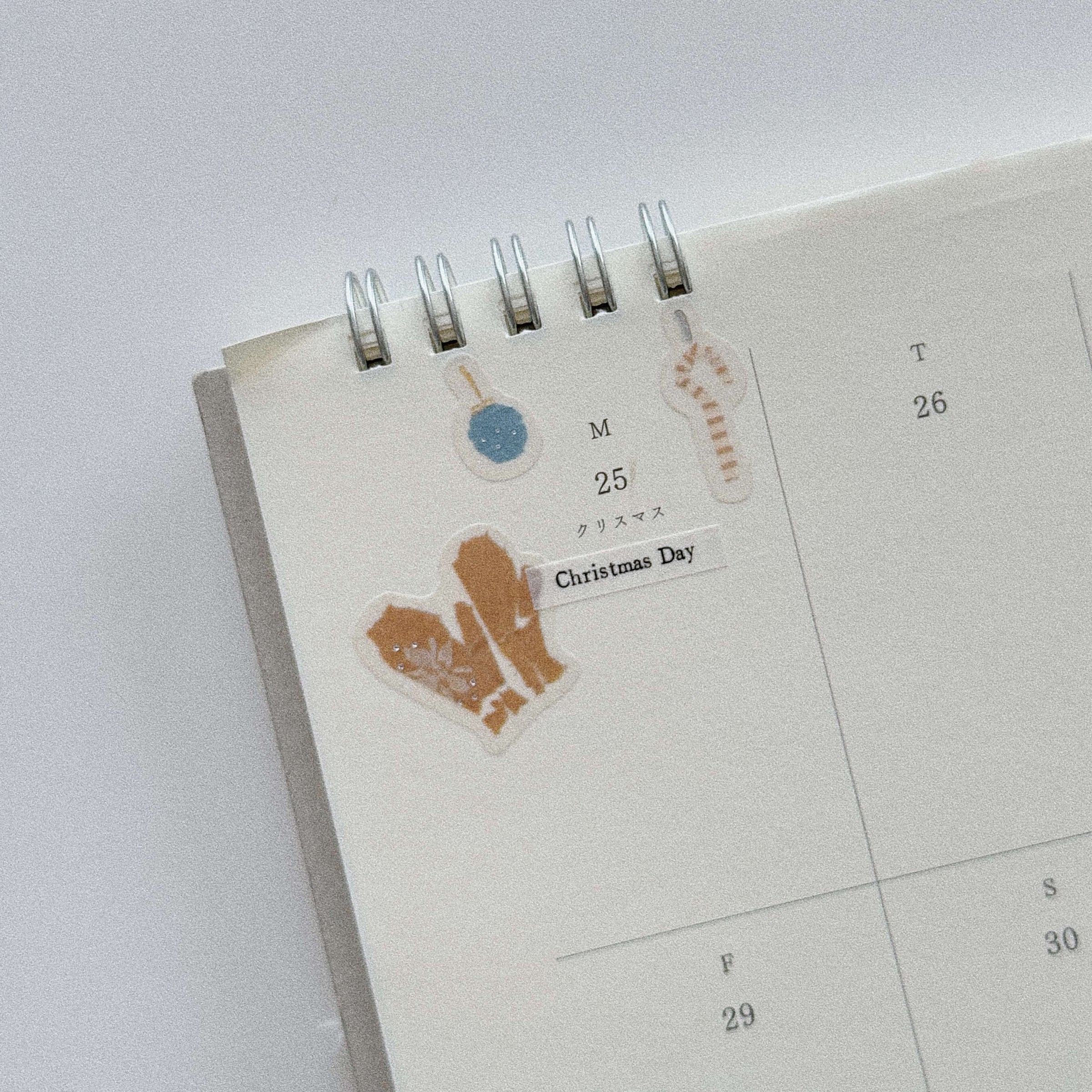 SOM Minimalist Date Washi Sticker 2026 Days To Celebrate