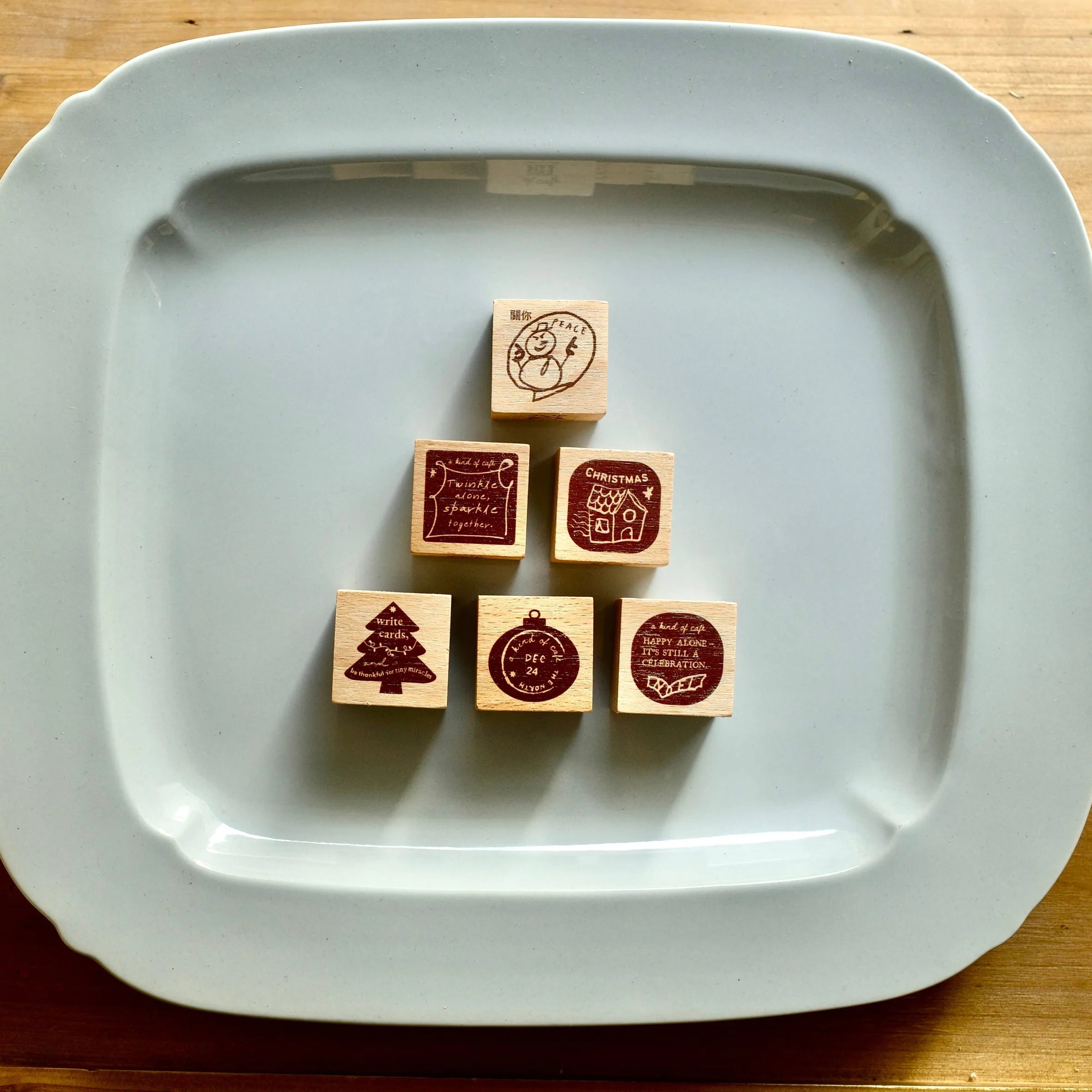 A KIND OF CAFE Rubber Stamp Christmas Limited Gacha Stamp