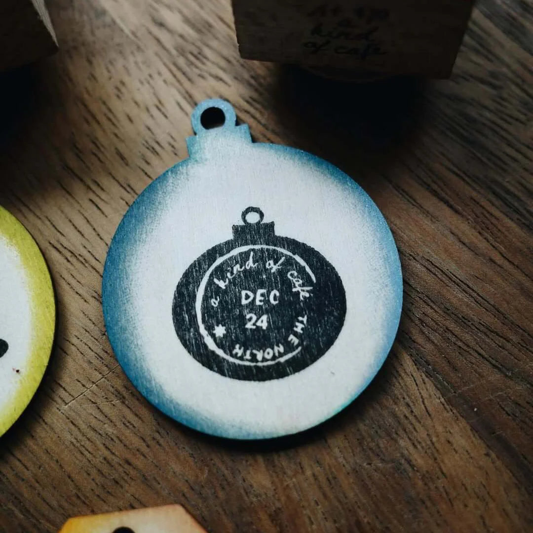 A KIND OF CAFE Rubber Stamp Christmas Limited Gacha Stamp