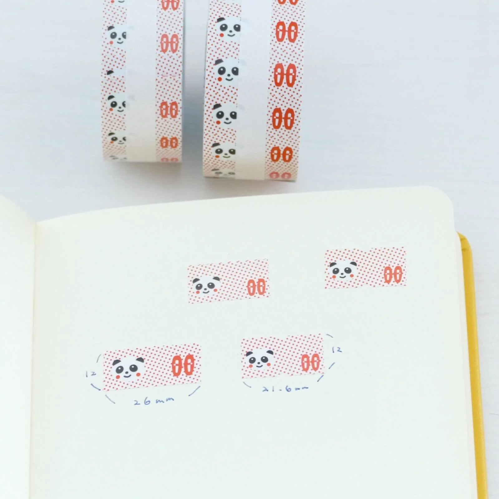 PANDA FACTORY Price Tag Labels Panda Bun Full Roll (1000± pieces)