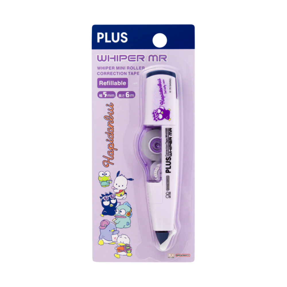 PLUS MR Correction Tape WH 615SS 5mm x 6M Hapidanbui Badtzmaru